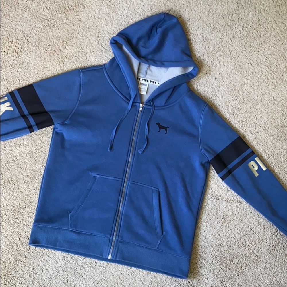 PINK Victoria’s Secret Zip Up Fleece Sweatshirt